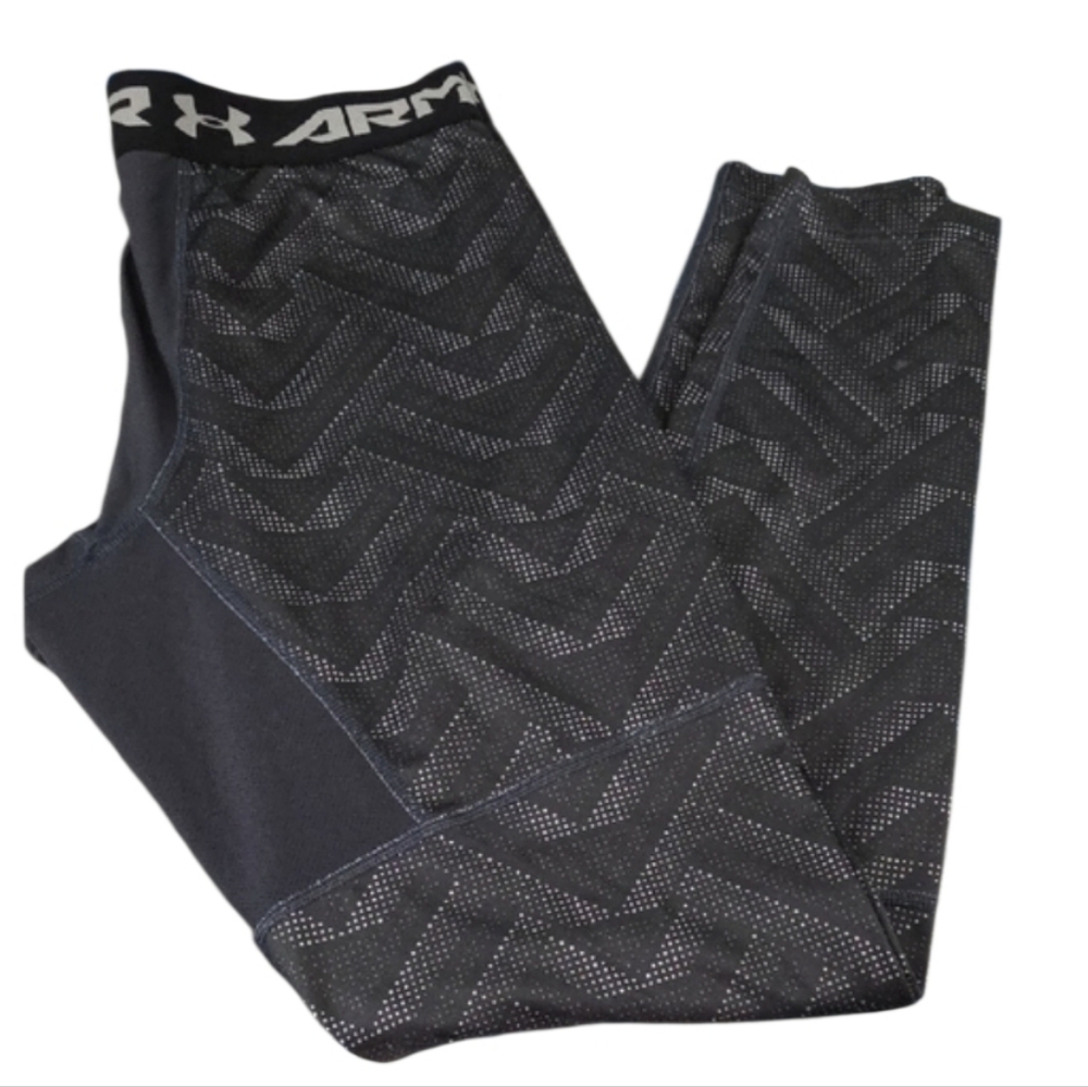 Womens Under Armour Black Patterned Leggings